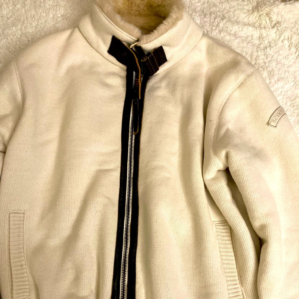 Schott NYC - Sherpa Lined Army Bomber Jacket